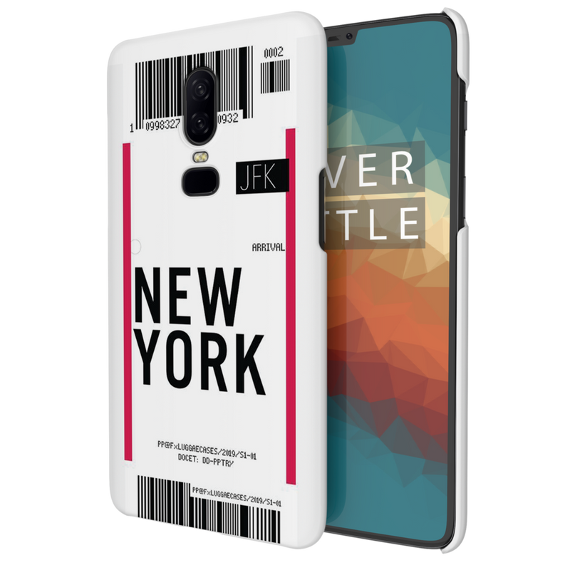 New York ticket Printed Slim Cases and Cover for OnePlus 6