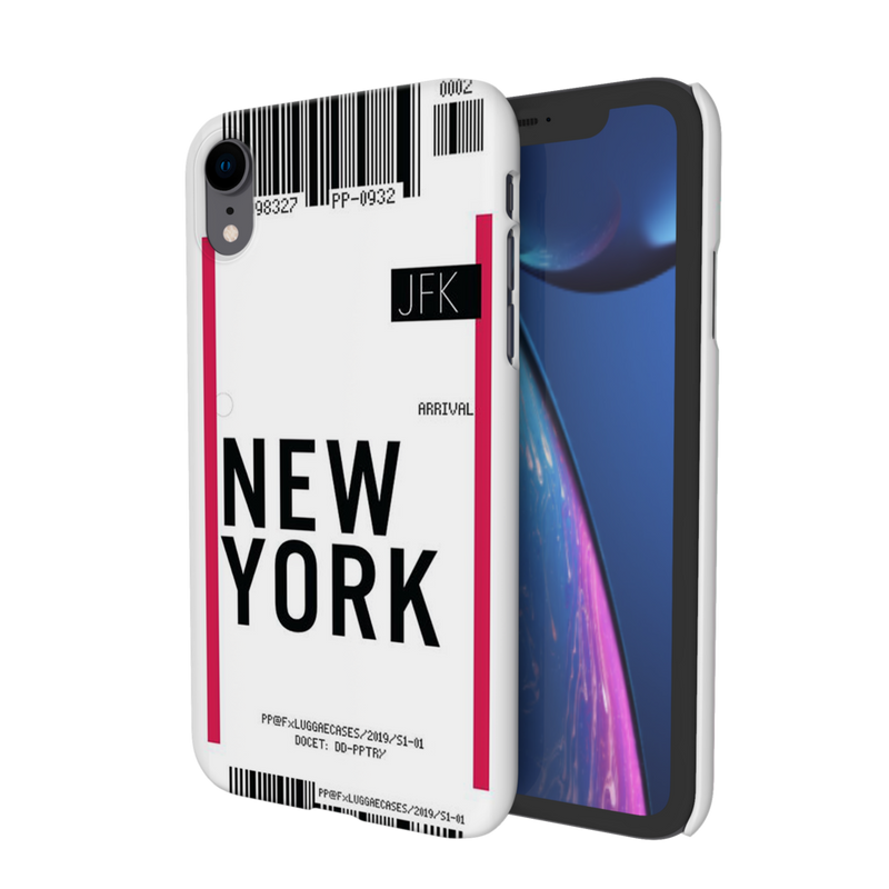 New York ticket Printed Slim Cases and Cover for iPhone XR