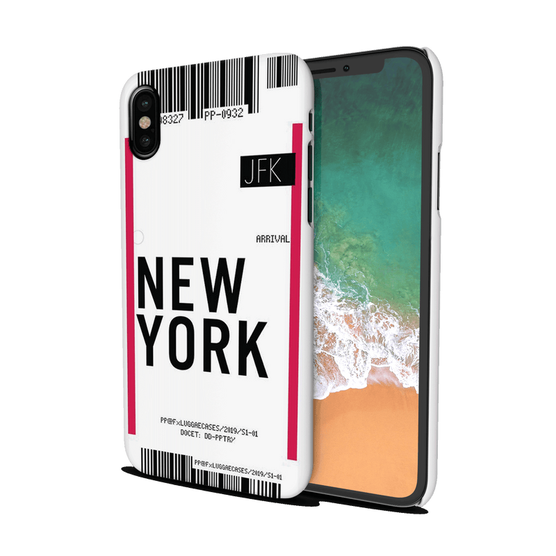 New York ticket Printed Slim Cases and Cover for iPhone XS
