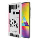 New York ticket Printed Slim Cases and Cover for Galaxy A20S