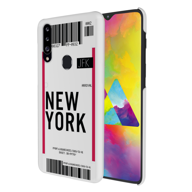 New York ticket Printed Slim Cases and Cover for Galaxy A20S