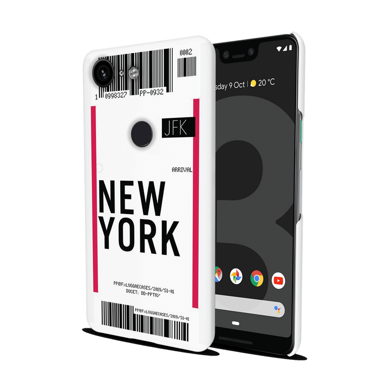 New York ticket Printed Slim Cases and Cover for Pixel 3