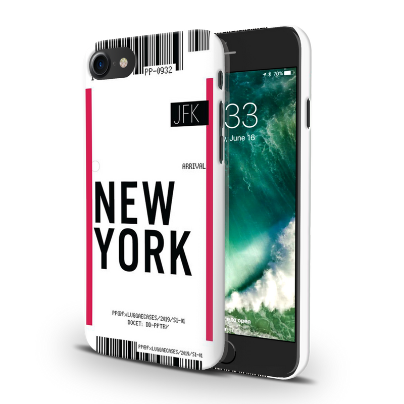 New York ticket Printed Slim Cases and Cover for iPhone 8