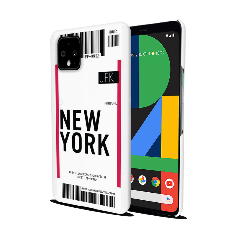 New York ticket Printed Slim Cases and Cover for Pixel 4