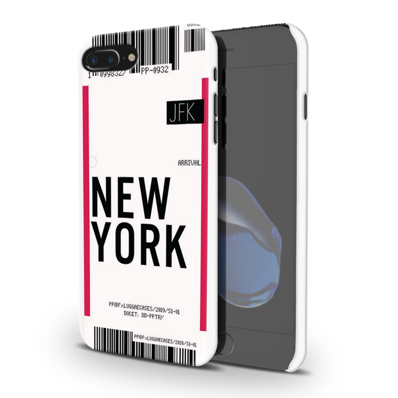 New York ticket Printed Slim Cases and Cover for iPhone 8 Plus