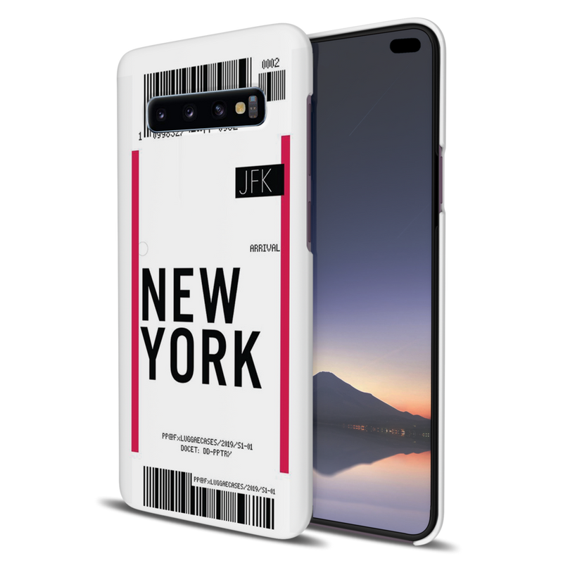 New York ticket Printed Slim Cases and Cover for Galaxy S10 Plus