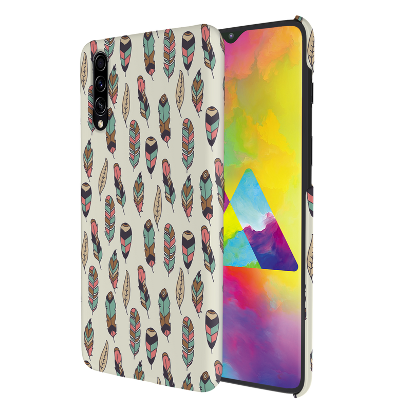 Feather pattern Printed Slim Cases and Cover for Galaxy A50