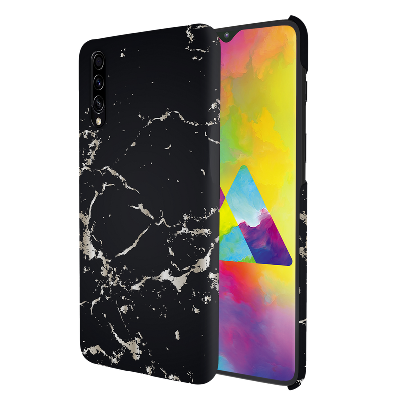 Dark Marble Printed Slim Cases and Cover for Galaxy A50