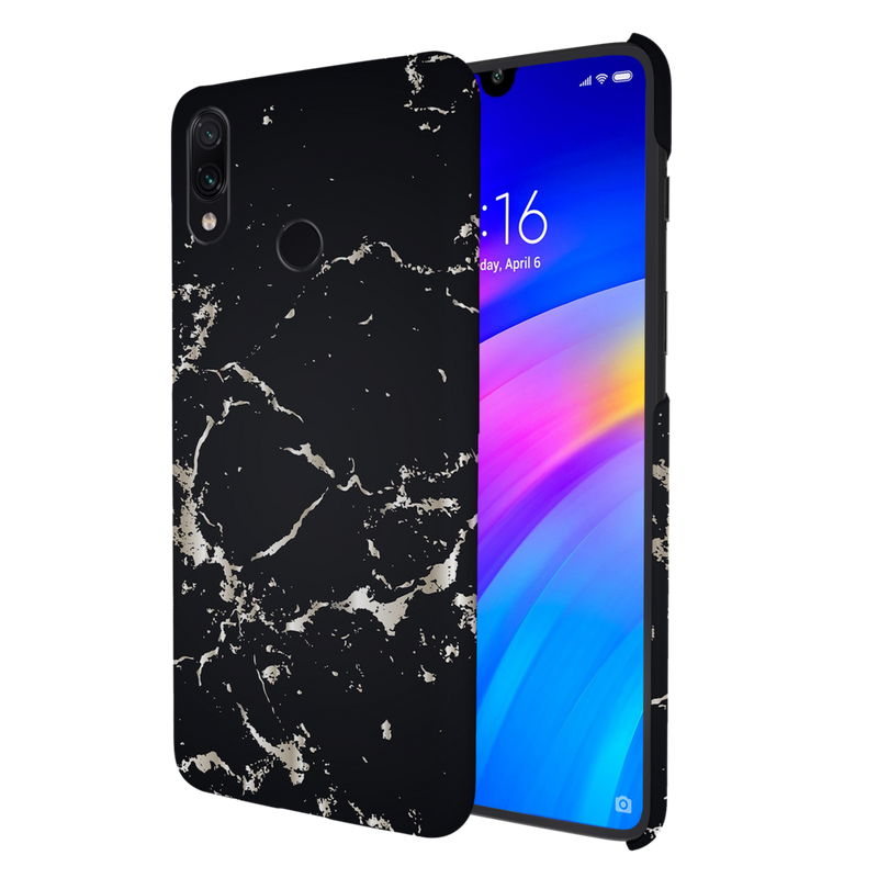 Dark Marble Printed Slim Cases and Cover for Redmi Note 7 Pro