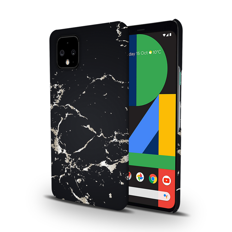 Dark Marble Printed Slim Cases and Cover for Pixel 4