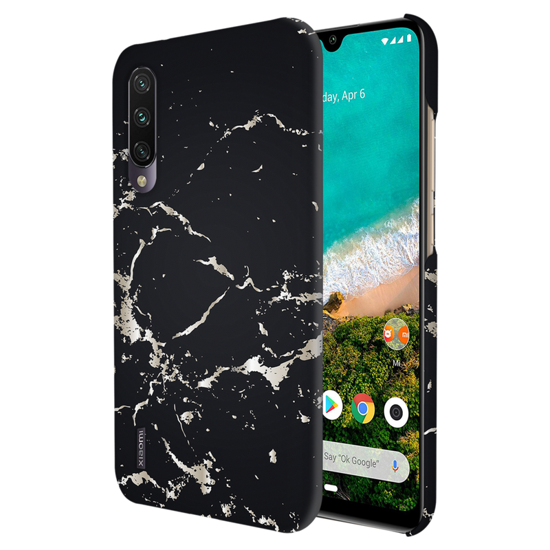 Dark Marble Printed Slim Cases and Cover for Redmi A3