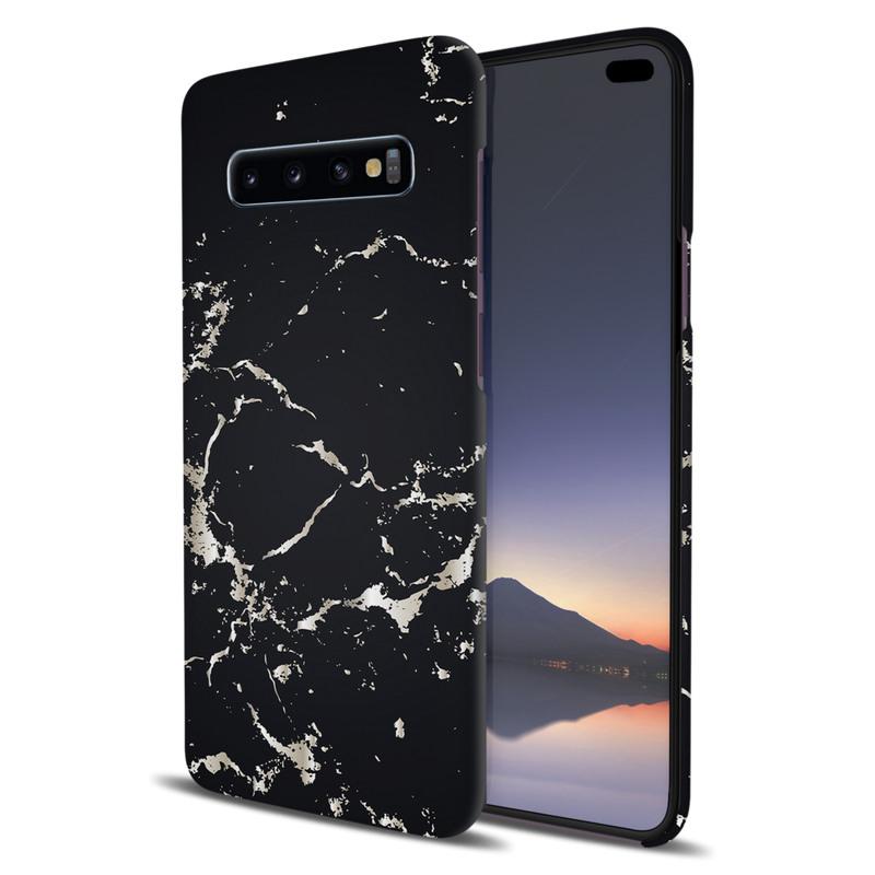 Dark Marble Printed Slim Cases and Cover for Galaxy S10 Plus