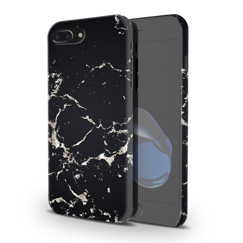 Dark Marble Printed Slim Cases and Cover for iPhone 8 Plus