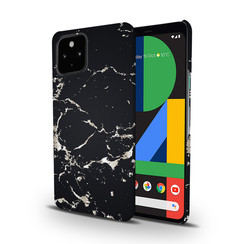 Dark Marble Printed Slim Cases and Cover for Pixel 4A