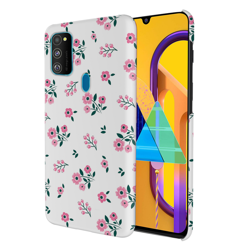 Pink florals Printed Slim Cases and Cover for Galaxy M30S