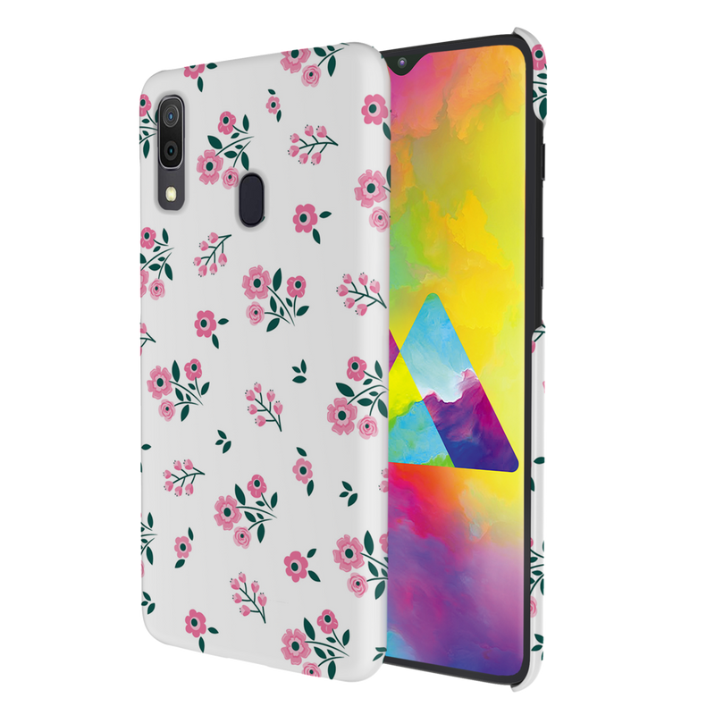 Pink florals Printed Slim Cases and Cover for Galaxy A30