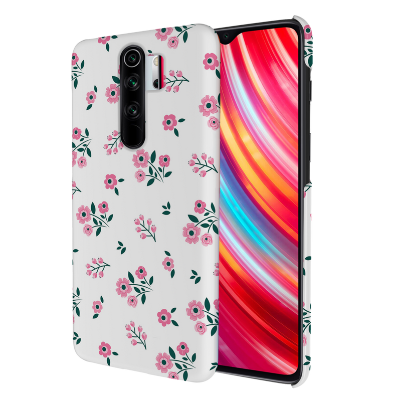 Pink florals Printed Slim Cases and Cover for Redmi Note 8 Pro