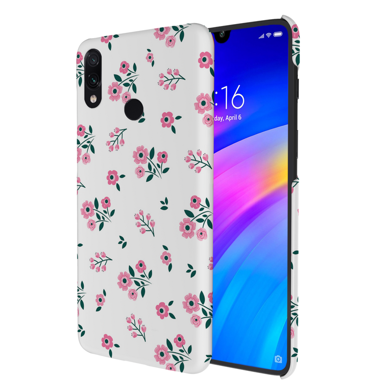 Pink florals Printed Slim Cases and Cover for Redmi Note 7 Pro