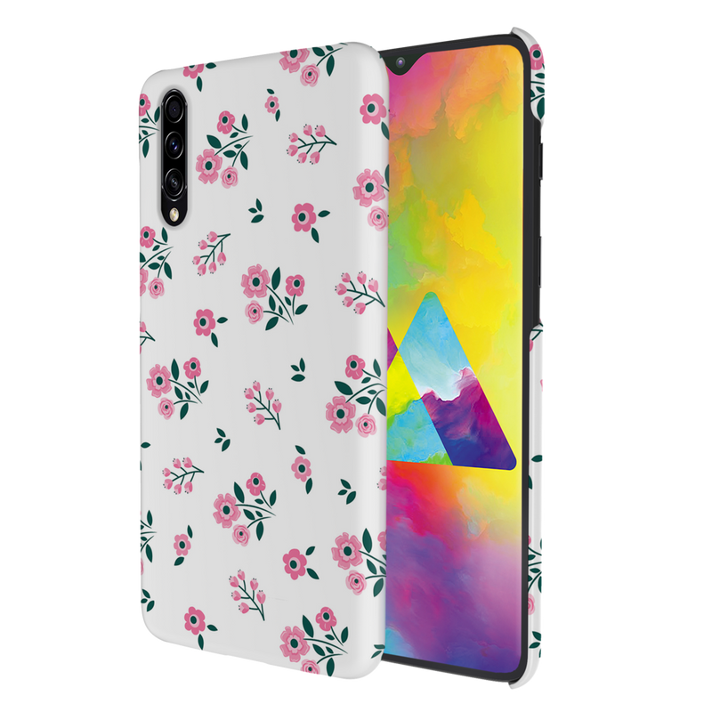 Pink florals Printed Slim Cases and Cover for Galaxy A50S