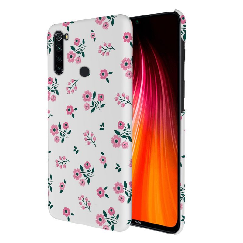 Pink florals Printed Slim Cases and Cover for Redmi Note 8