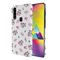 Pink florals Printed Slim Cases and Cover for Galaxy A20S