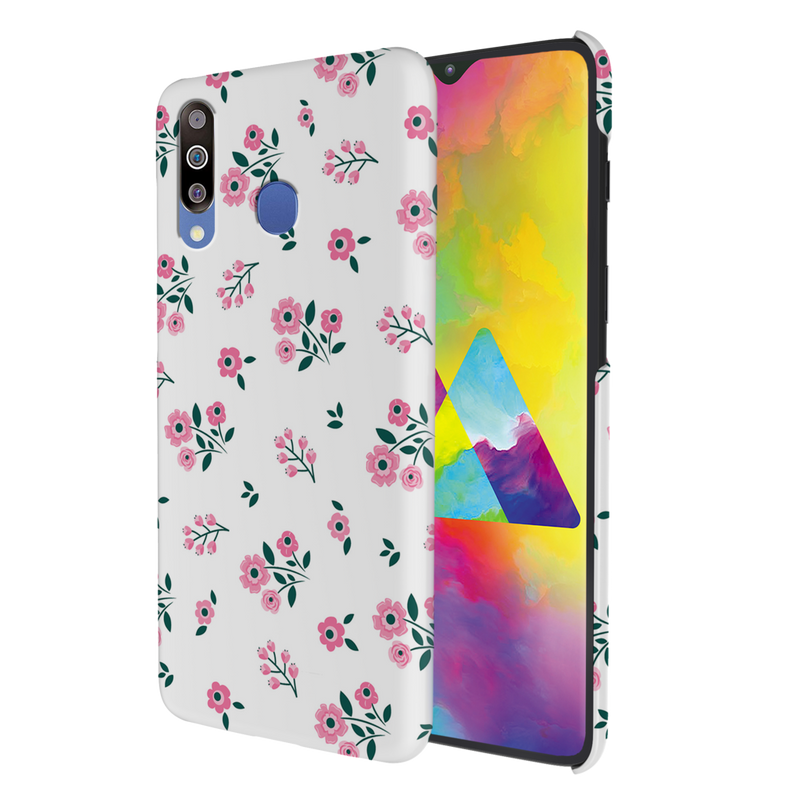 Pink florals Printed Slim Cases and Cover for Galaxy M30