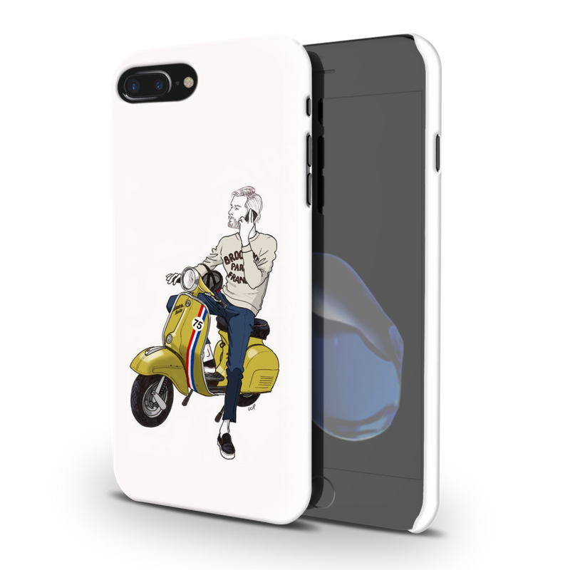 Scooter 75 Printed Slim Cases and Cover for iPhone 8 Plus