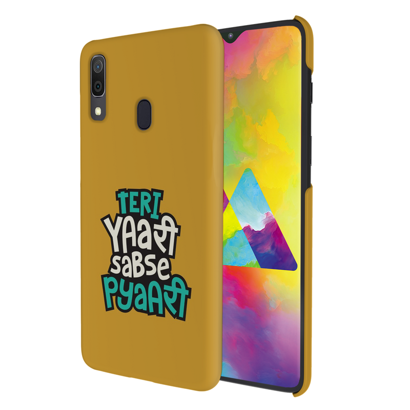 Teri Yari sabse pyari Printed Slim Cases and Cover for Galaxy A20