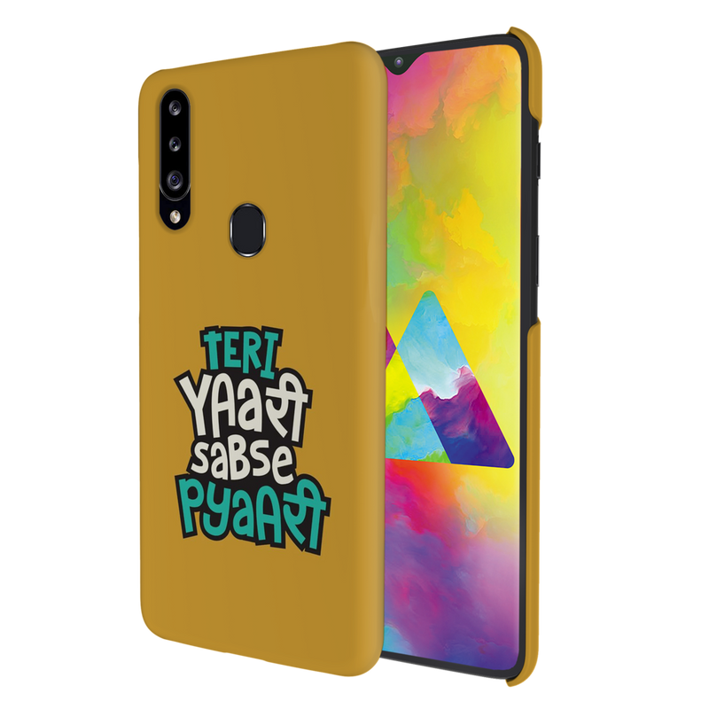 Teri Yari sabse pyari Printed Slim Cases and Cover for Galaxy A20S