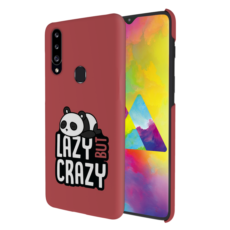 Lazy but crazy Printed Slim Cases and Cover for Galaxy A20S