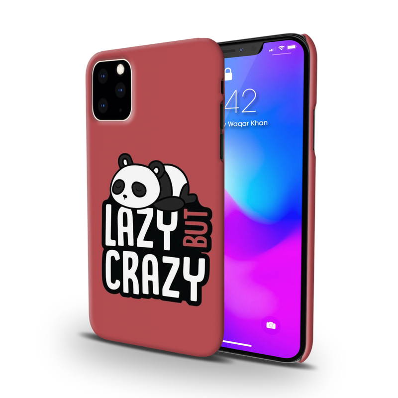 Lazy but crazy Printed Slim Cases and Cover for iPhone 11 Pro