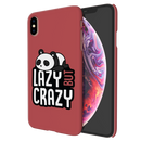 Lazy but crazy Printed Slim Cases and Cover for iPhone XS Max