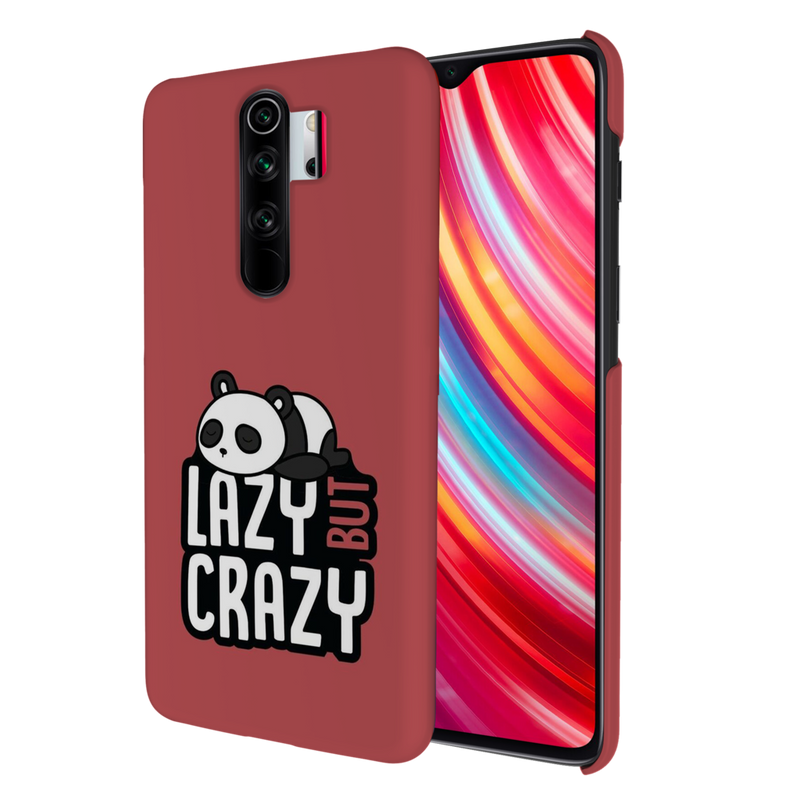 Lazy but crazy Printed Slim Cases and Cover for Redmi Note 8 Pro