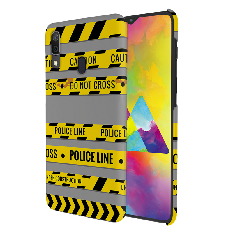 Police line Printed Slim Cases and Cover for Galaxy A30