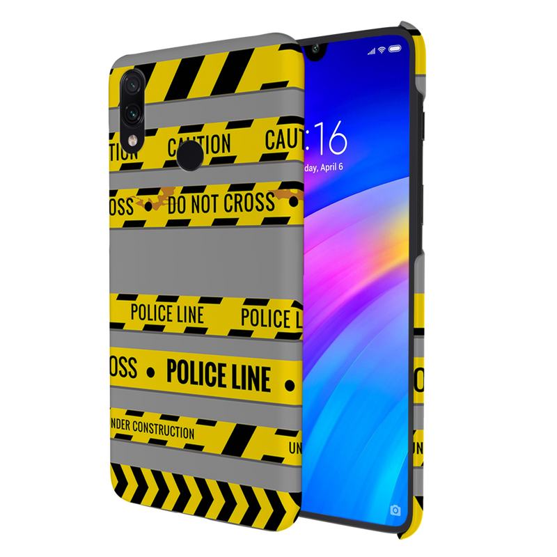 Police line Printed Slim Cases and Cover for Redmi Note 7 Pro