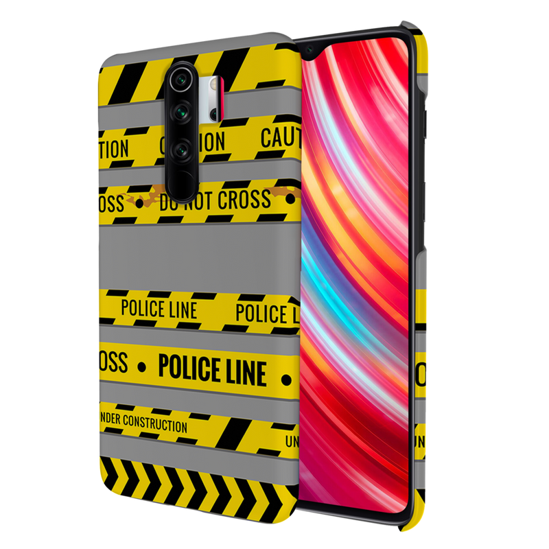 Police line Printed Slim Cases and Cover for Redmi Note 8 Pro