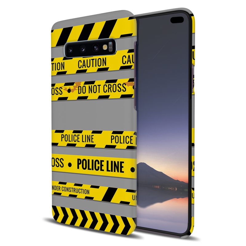 Police line Printed Slim Cases and Cover for Galaxy S10 Plus