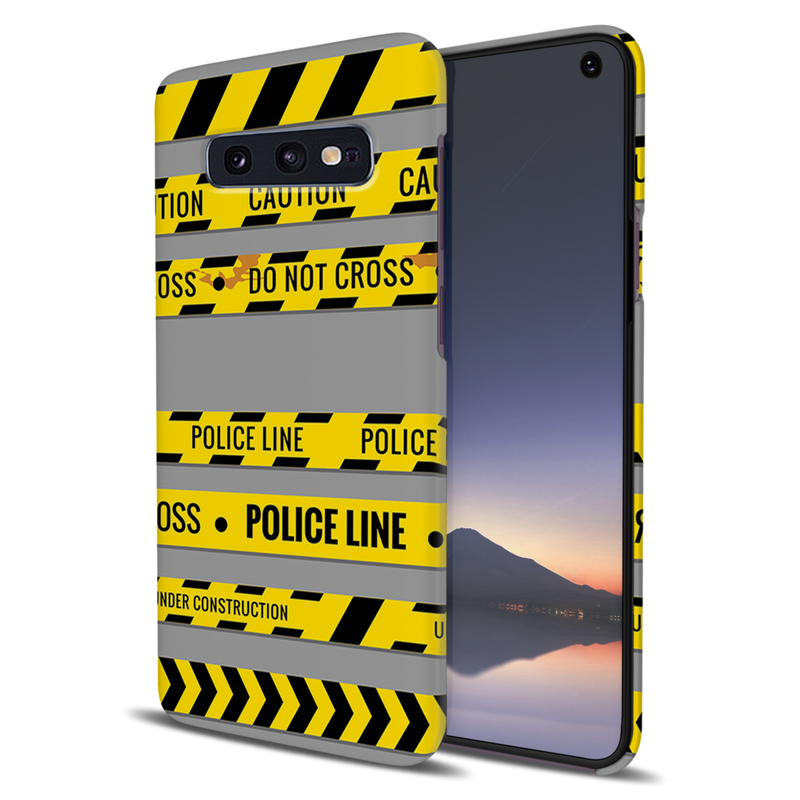 Police line Printed Slim Cases and Cover for Galaxy S10E