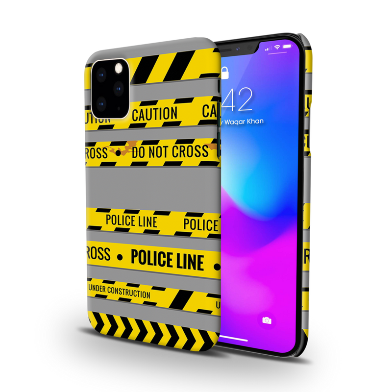Police line Printed Slim Cases and Cover for iPhone 11 Pro