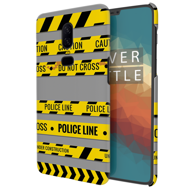 Police line Printed Slim Cases and Cover for OnePlus 6