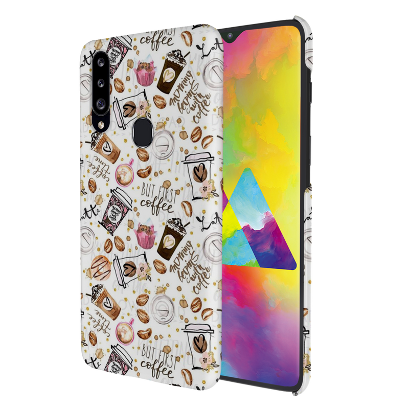 Coffee first Printed Slim Cases and Cover for Galaxy A20S