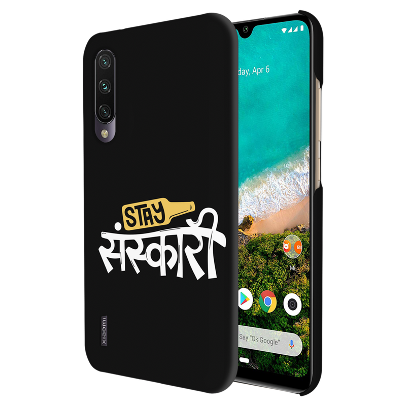 Stay Sanskari Printed Slim Cases and Cover for Redmi A3