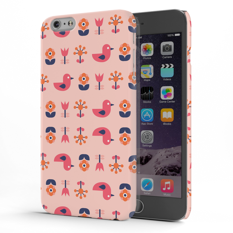 Duck and florals Printed Slim Cases and Cover for iPhone 6 Plus