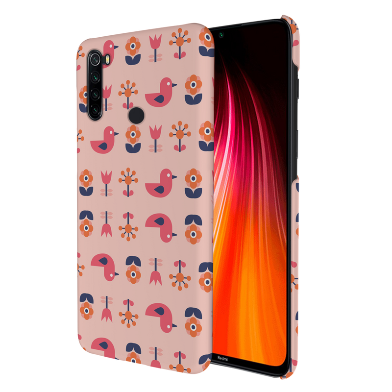 Duck and florals Printed Slim Cases and Cover for Redmi Note 8