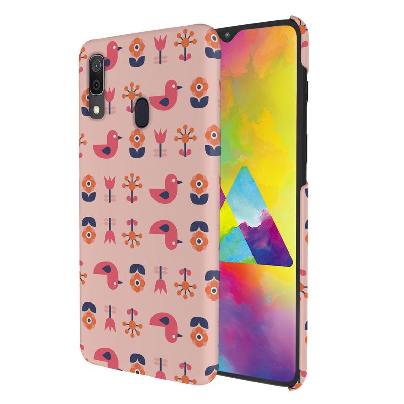 Duck and florals Printed Slim Cases and Cover for Galaxy A30