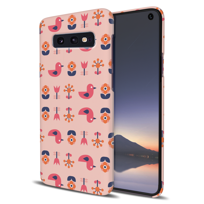 Duck and florals Printed Slim Cases and Cover for Galaxy S10E