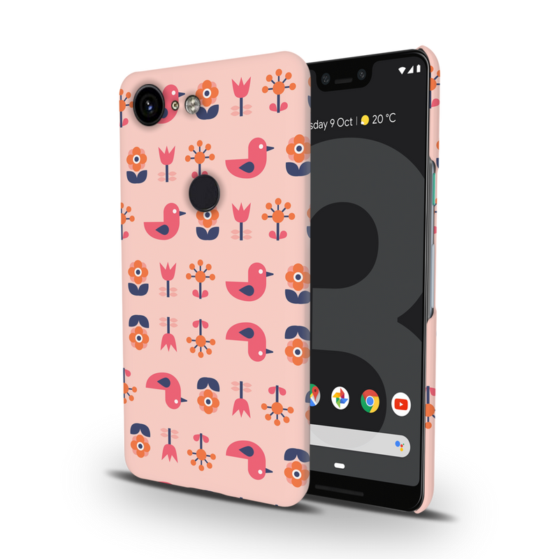 Duck and florals Printed Slim Cases and Cover for Pixel 3