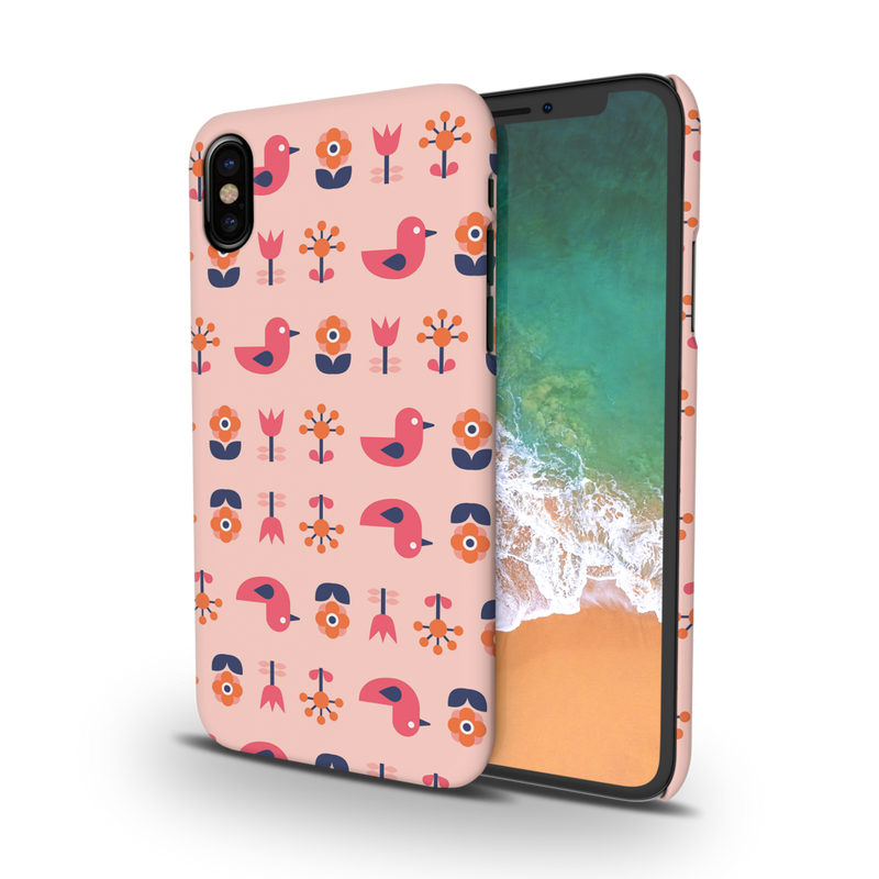 Duck and florals Printed Slim Cases and Cover for iPhone X