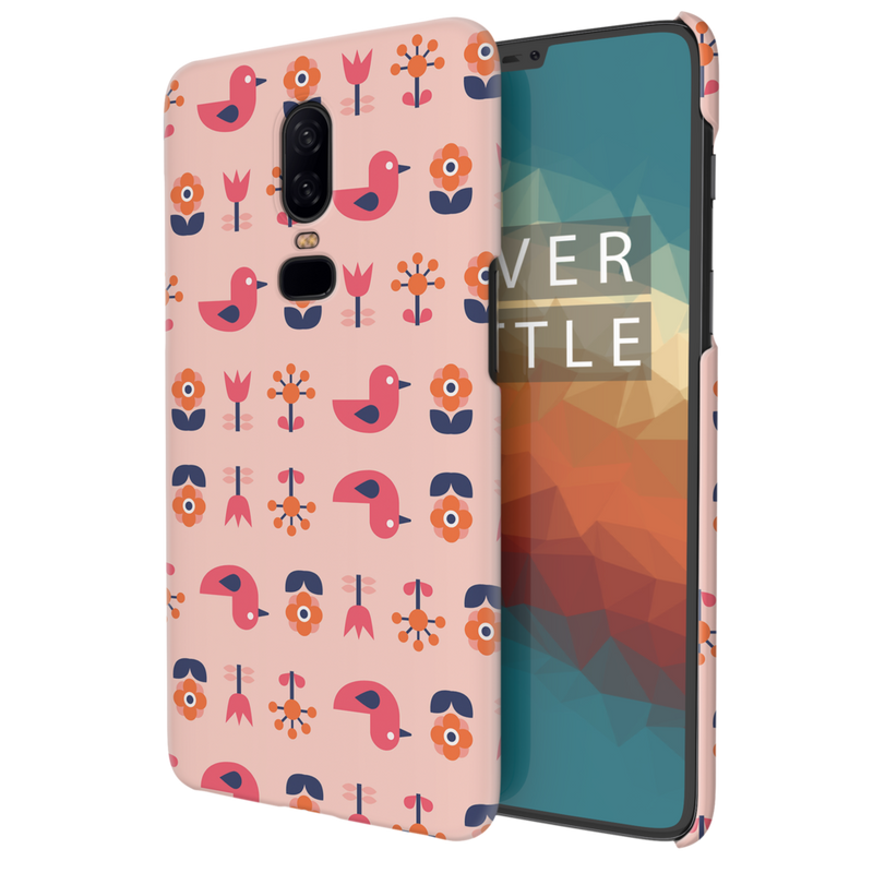 Duck and florals Printed Slim Cases and Cover for OnePlus 6