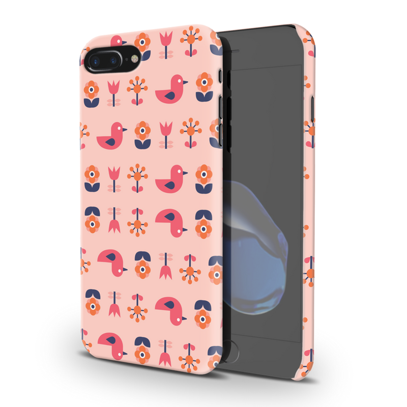 Duck and florals Printed Slim Cases and Cover for iPhone 7 Plus